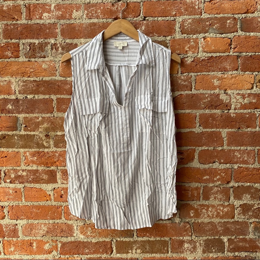 Striped Pocket Tank